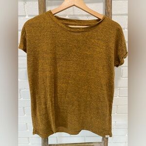 Prana Cozy Up Mustard Women's Top